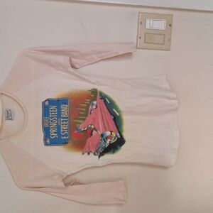 Springsteen pink Cadillac small shirt 3/4 sleeves